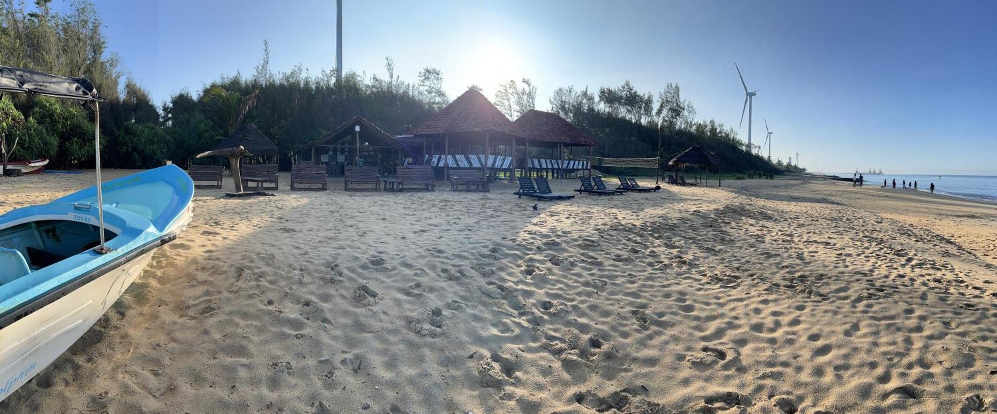 Omeesha Beach Hotel Kalpitiya Bagian luar foto